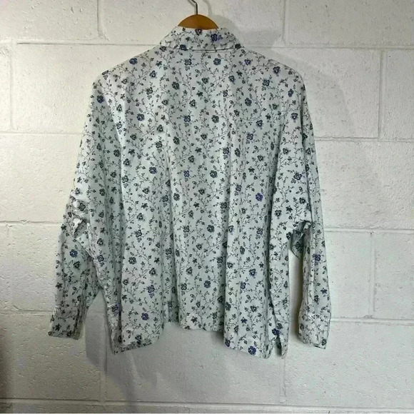 Eskander Oversize Long Sleeve Floral Top-Size 0 - Picture 2 of 9